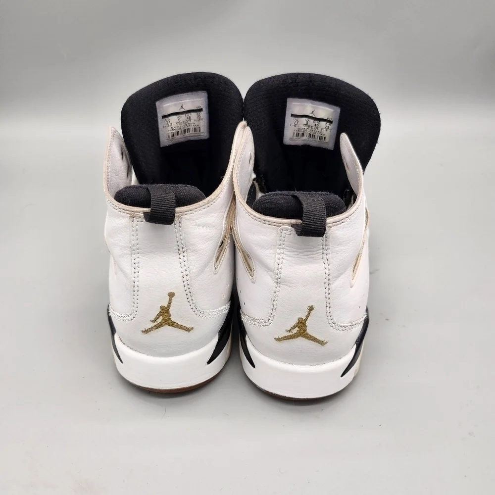 Jordan Flight Club 91 555333-121 White Basketball Shoes Size 7 Y 7M